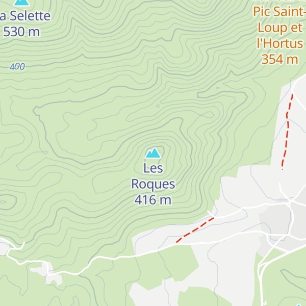 Map of Les Roques