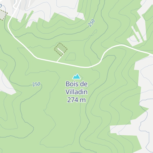 Map of Bois de Villadin