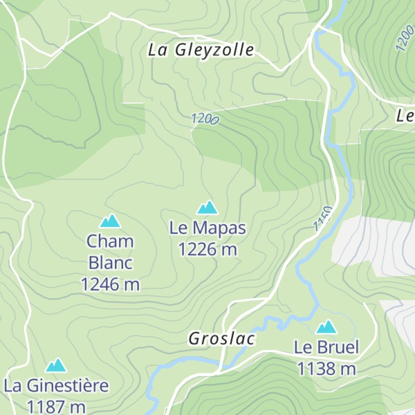 Map of Le Mapas