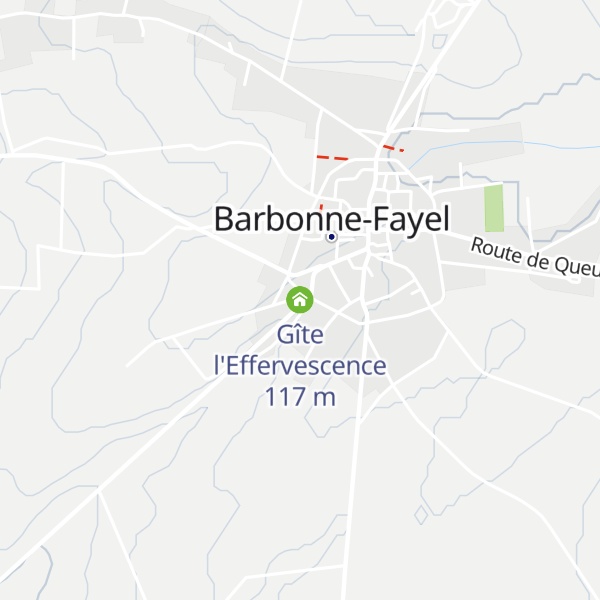 Map of Gîte l'Effervescence