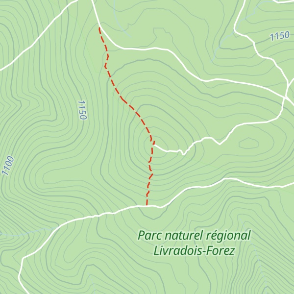 Map of Puy de Montoncel