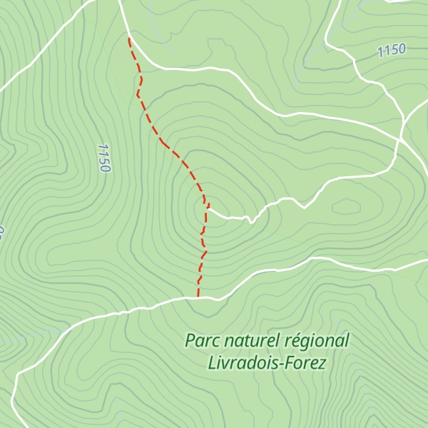 Map of Cabane du Puy de Montoncel