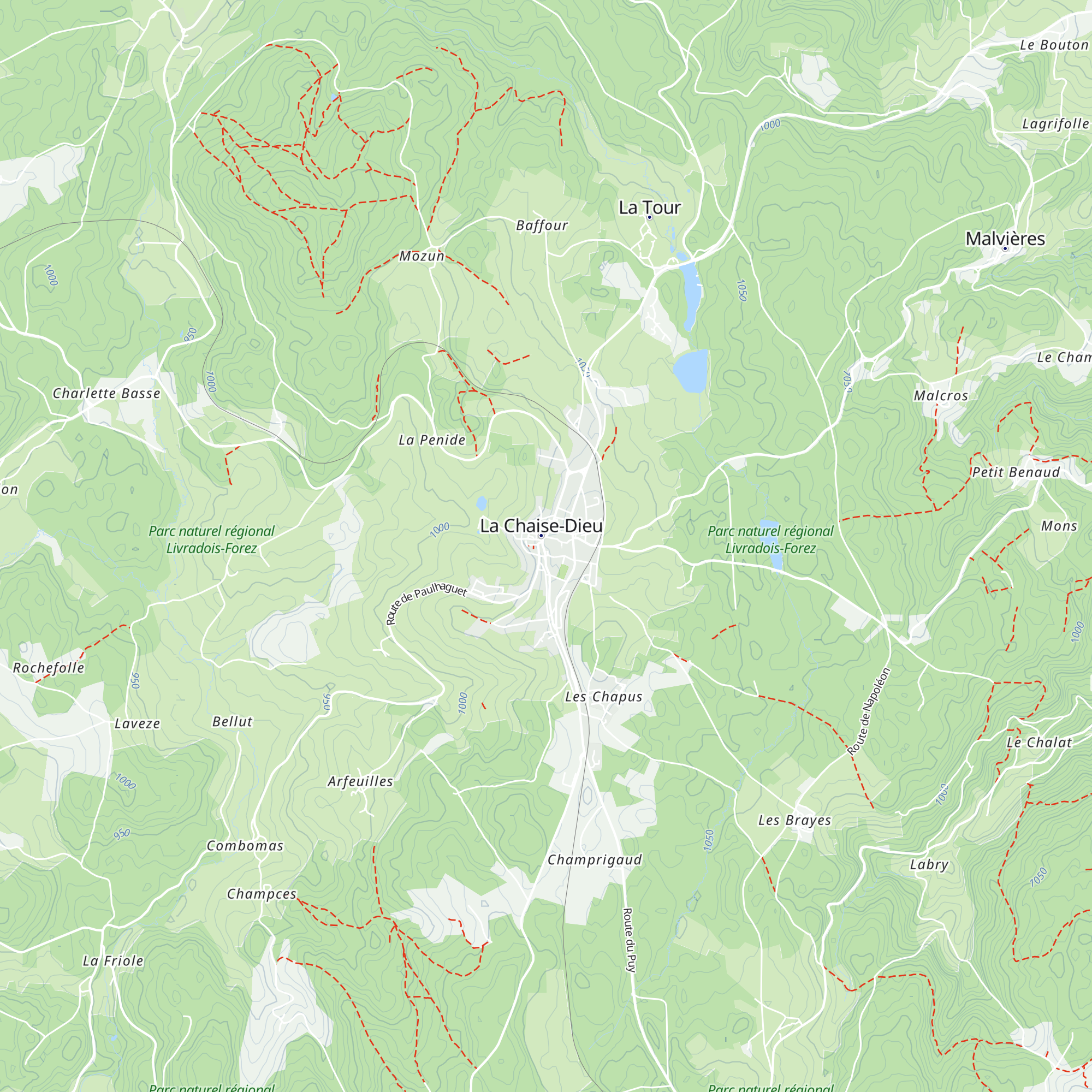 Office de Tourisme de la Chaise-Dieu map