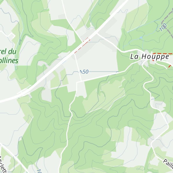 Map of Pottelberg