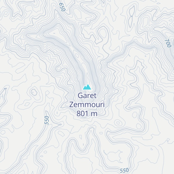 Map of Garet Zemmouri