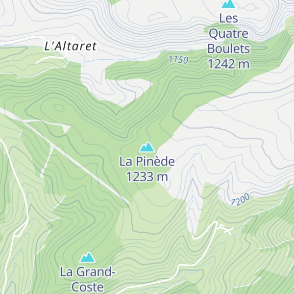 Map of La Pinède