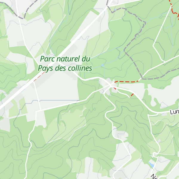 Map of La Houppe - Hoppeberg