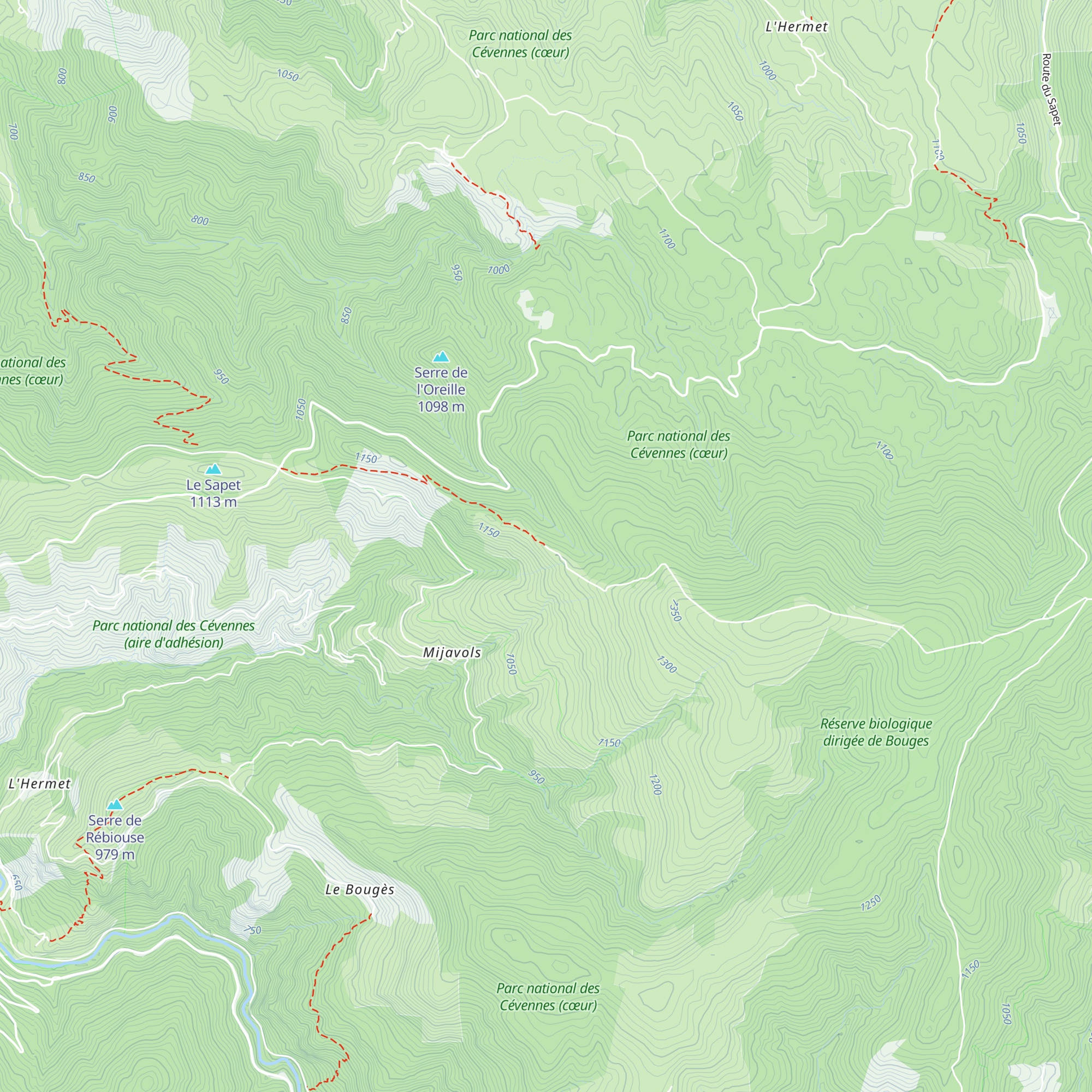 La Cabane de Bonnal map