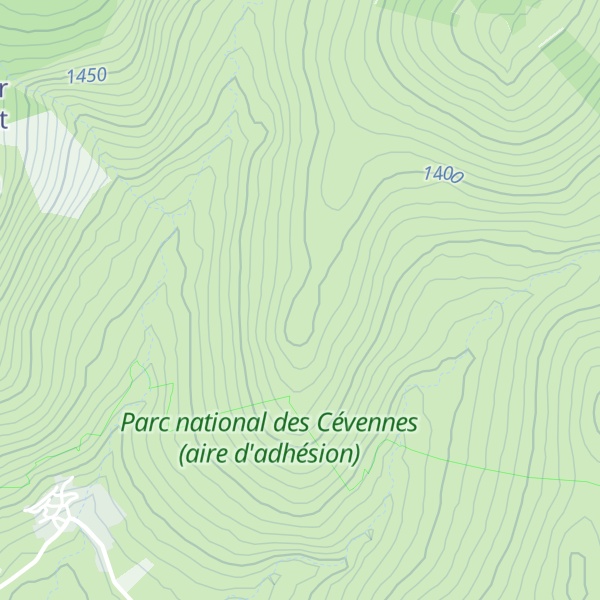 Map of Les Chambons
