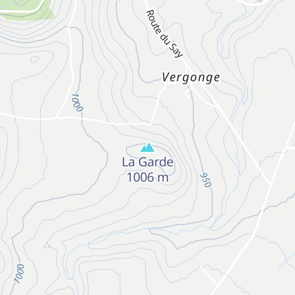 Map of La Garde