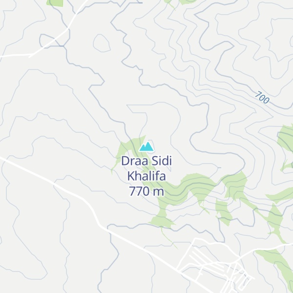 Map of Draa Sidi Khalifa