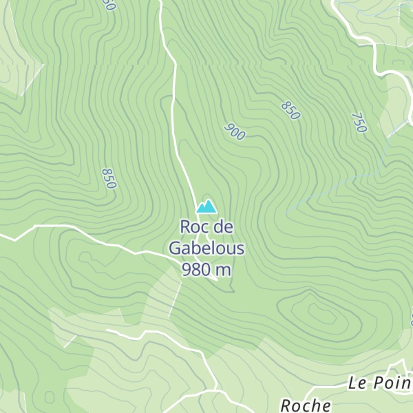 Map of Roc de Gabelous