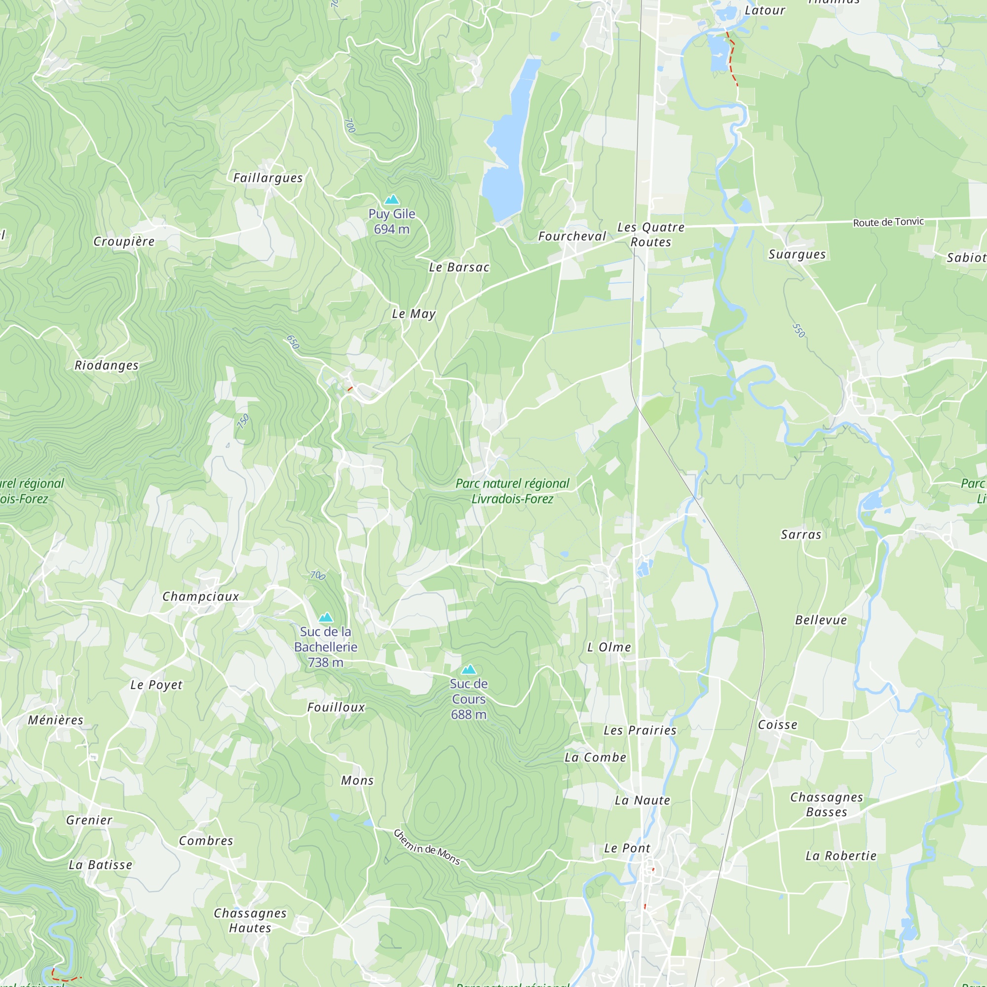 Gîte aux Iss map