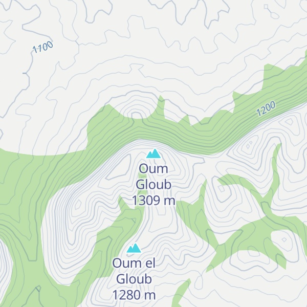 Map of Oum Gloub