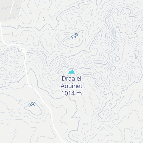 Map of Draa el Aouinet