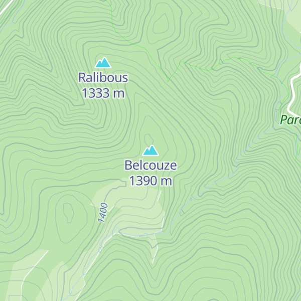 Map of Belcouze