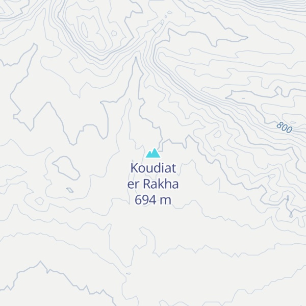 Map of Koudiat er Rakha