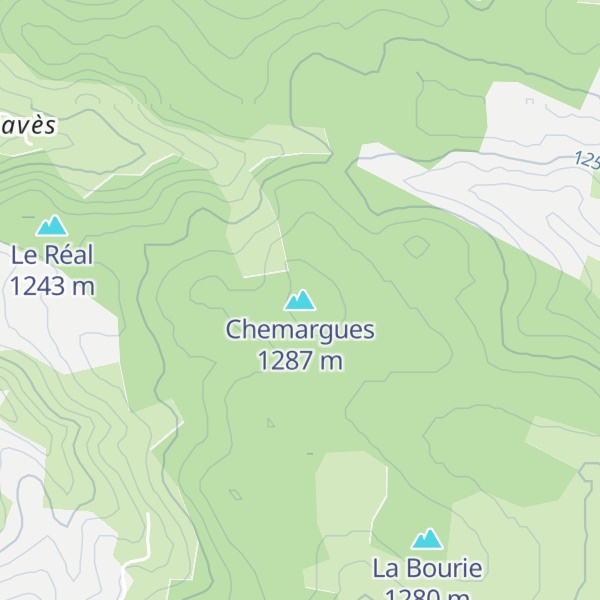 Map of Chemargues