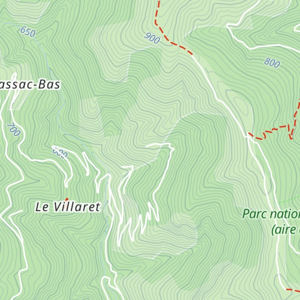 Map of Gîte de la Roquette