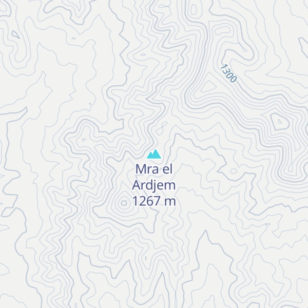 Map of Mra el Ardjem