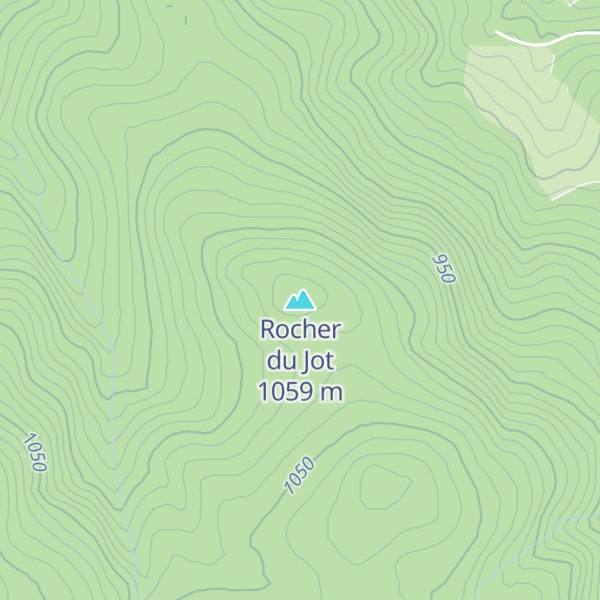 Map of Rocher du Jot