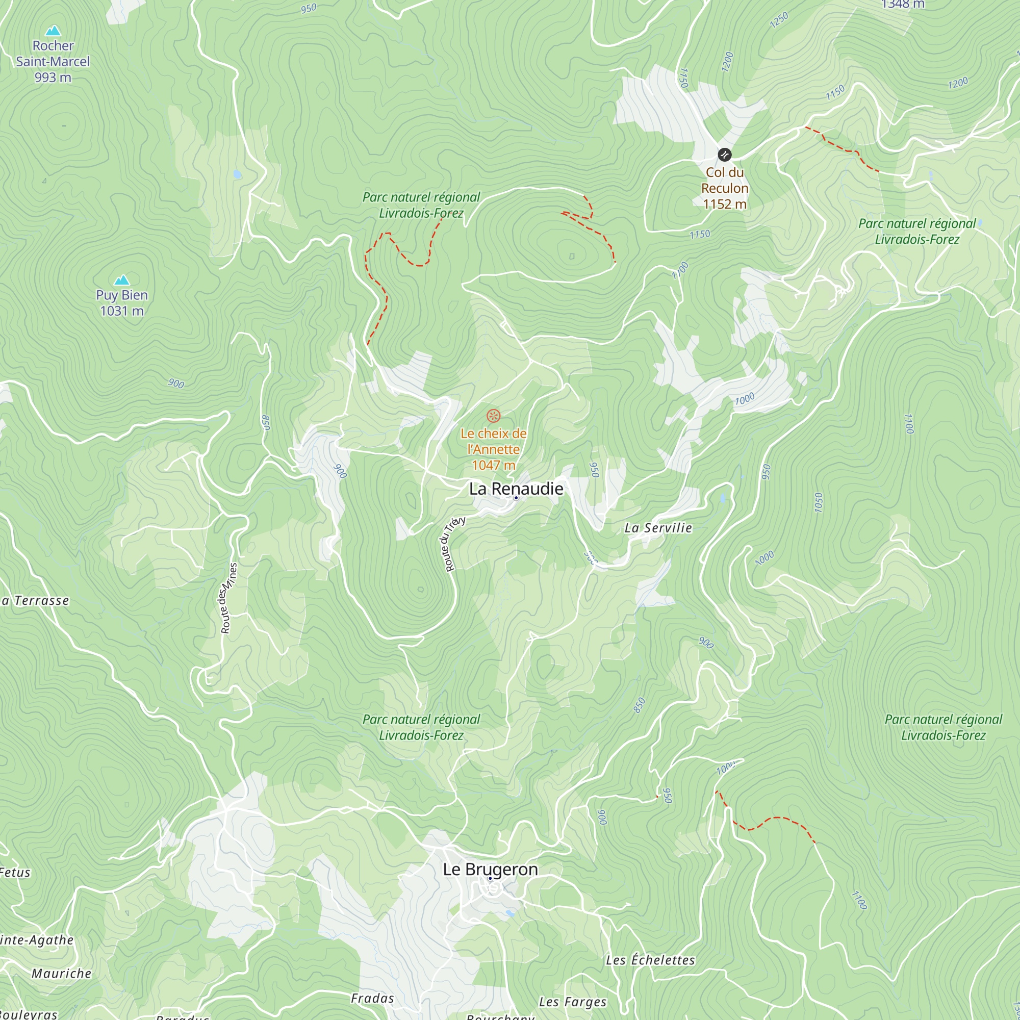 Gîte map
