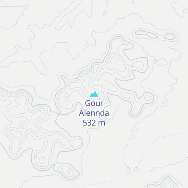 Map of Gour Alennda