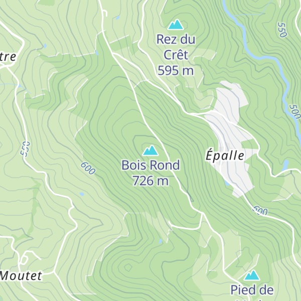 Map of Bois Rond
