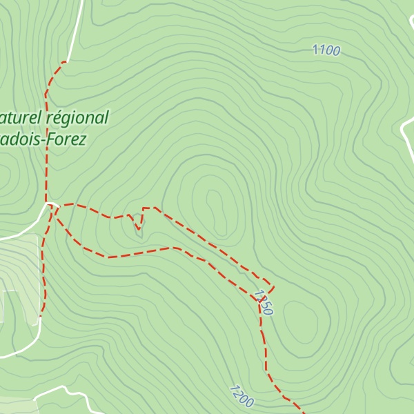 Map of Pic de la Rochette