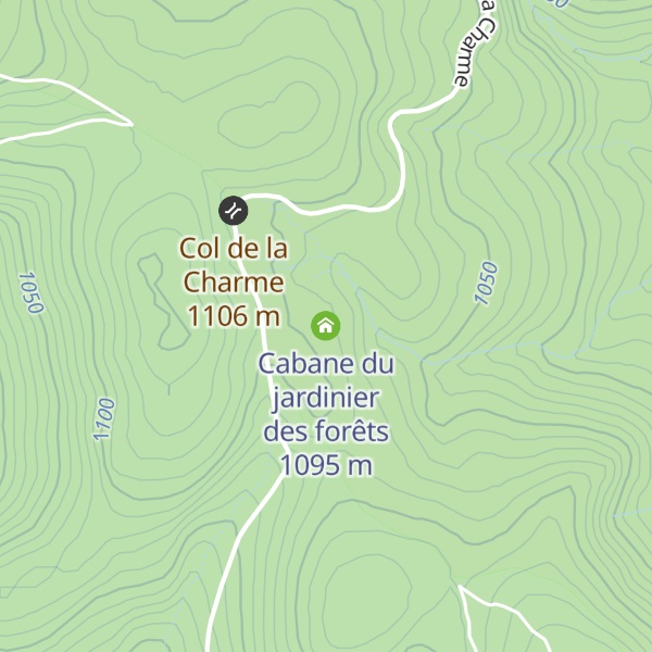Map of Cabane du jardinier des forêts
