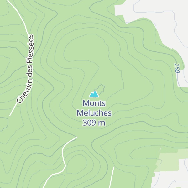 Map of Monts Meluches