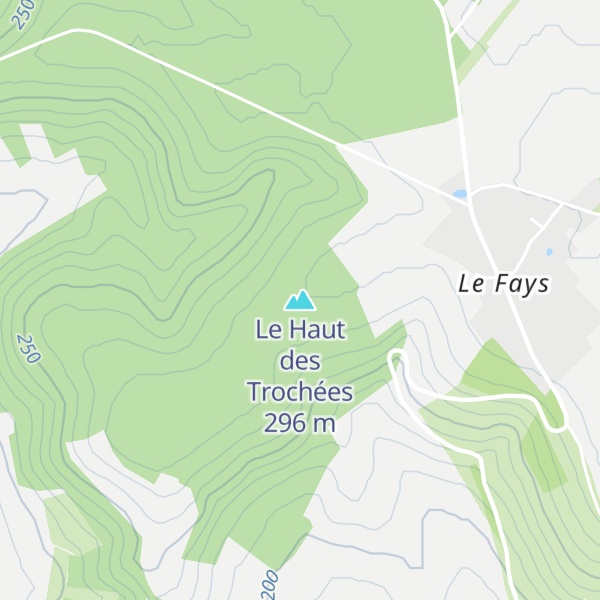 Map of Le Haut des Trochées