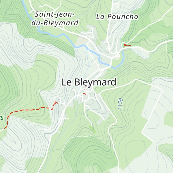 Map of Gîte d'étape "le Poulitou"