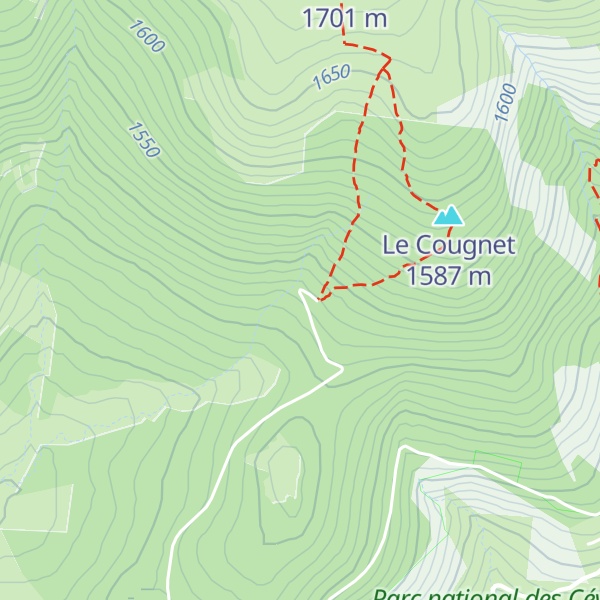 Map of Abri Forestier du Mont Lozère