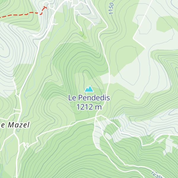 Map of Le Pendedis