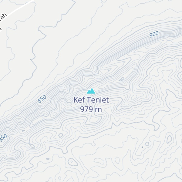 Map of Kef Teniet