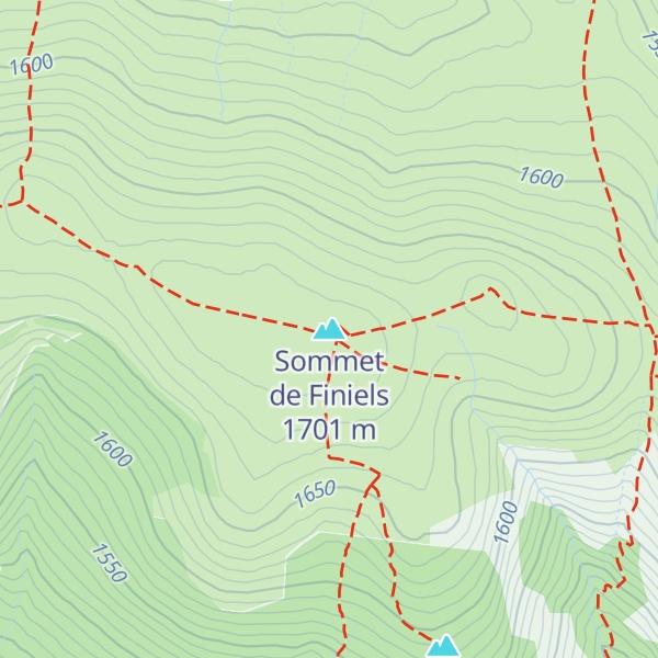 Map of Sommet de Finiels