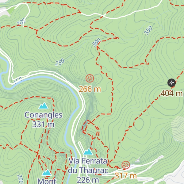 Map of Thaurac Aigle
