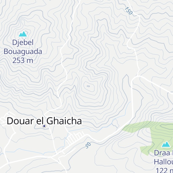 Map of Draa Ed Doum