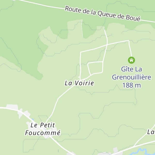 Map of Gîte Les Marlières