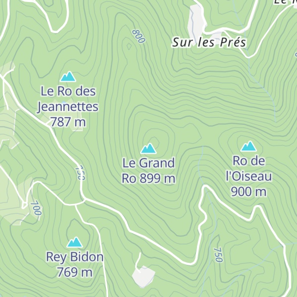 Map of Le Grand Ro