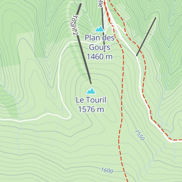 Map of Le Touril