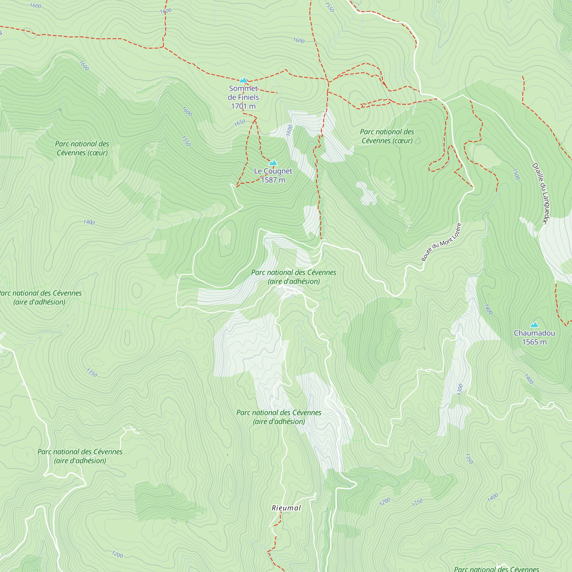 Gîte de France : Le Millepertuis map