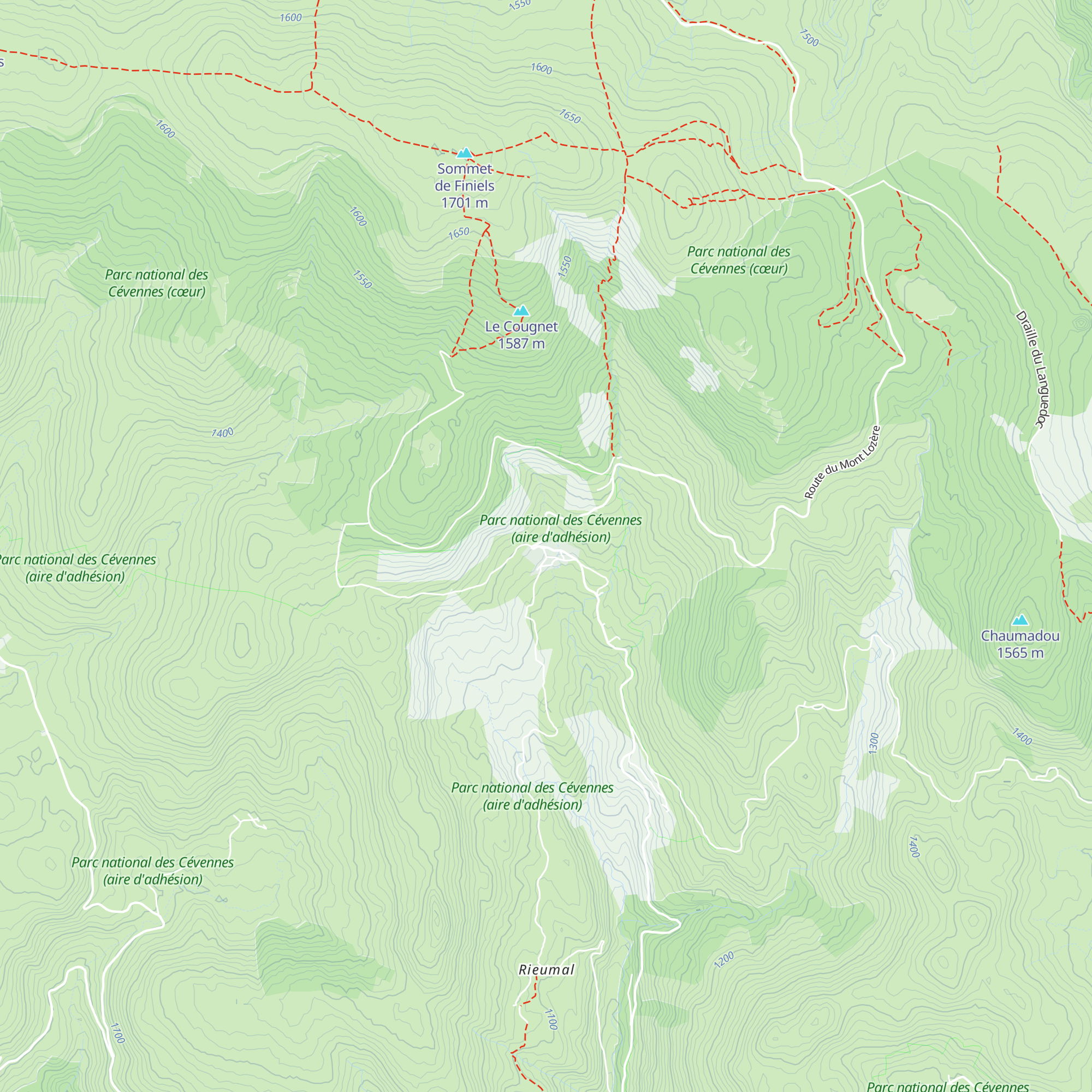 Gîte de France : Le Millepertuis map