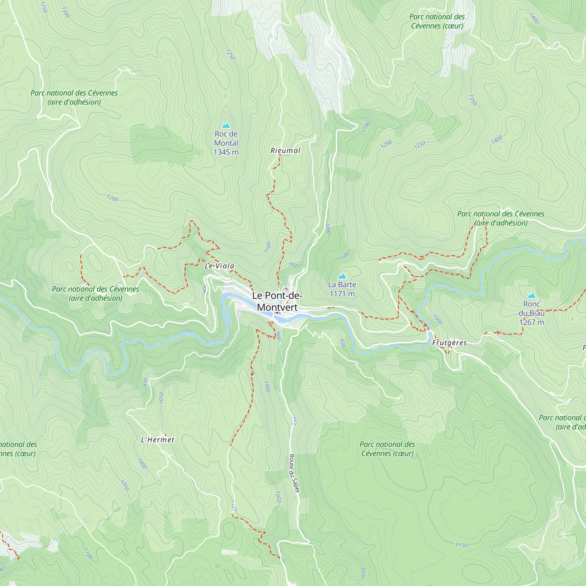 Gîte d'étape municipal du Pont-de-Montvert map