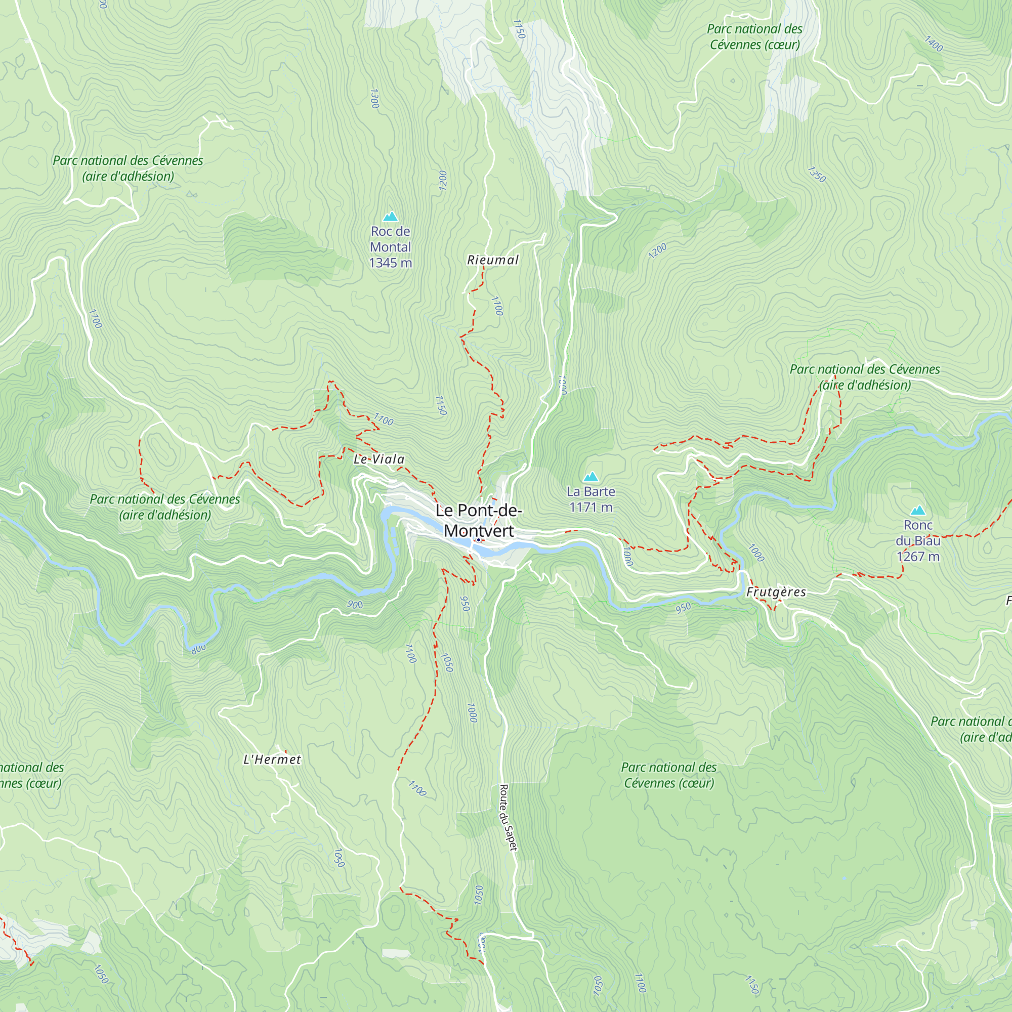 Gîte d'étape municipal du Pont-de-Montvert map