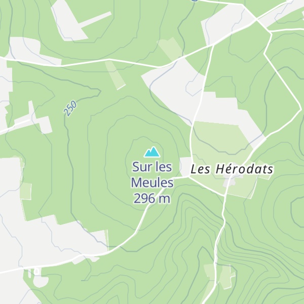 Map of Sur les Meules