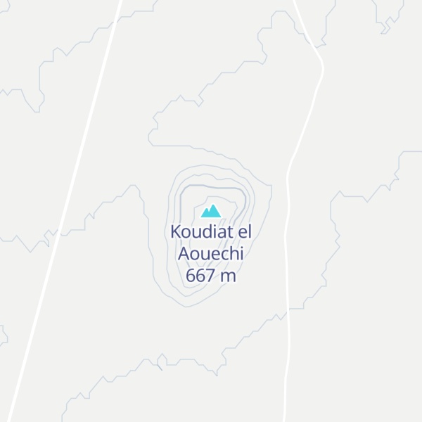 Map of Koudiat el Aouechi