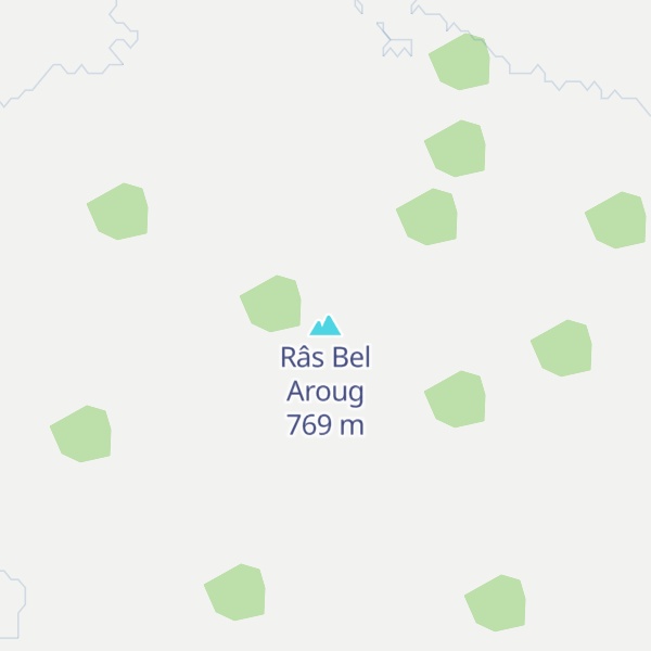Map of Râs Bel Aroug