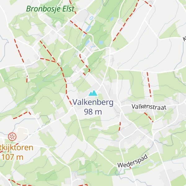 Map of Valkenberg